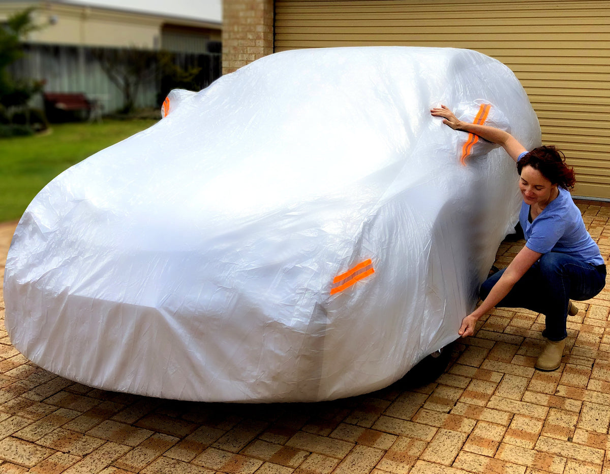 EzyShade 10-Layer Car Cover Waterproof All Weather - See Vehicle Size-